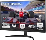 LG Ultrafine™ 32UR500K-B Ecran PC 4K 32" - Dalle VA résolution UHD (3840 x 2160), 4ms GtG 60Hz, HDR10, DCI-P3 90% (CIE1976), Mode Lecture, inclinable - 1