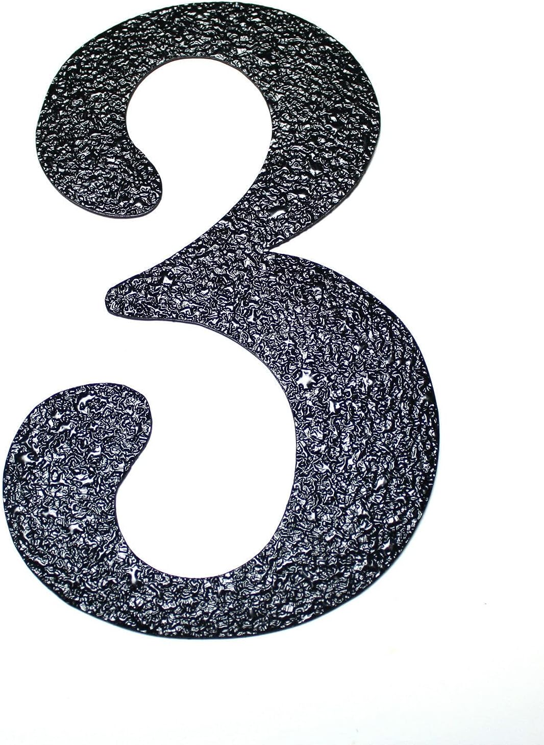 Revonobi Garage Doors Magnetic House Numbers 5inch- Flexible Black Embossed Magnetic - Great for Garage Doors (Numbers: 0)