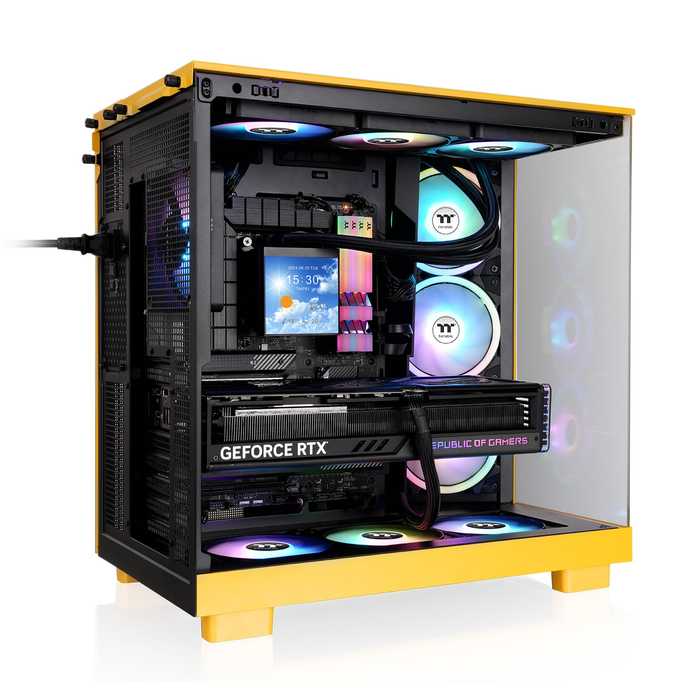 Amazon.com: Thermaltake View 380 XL TG ARGB; 4x120mm ARGB Lite