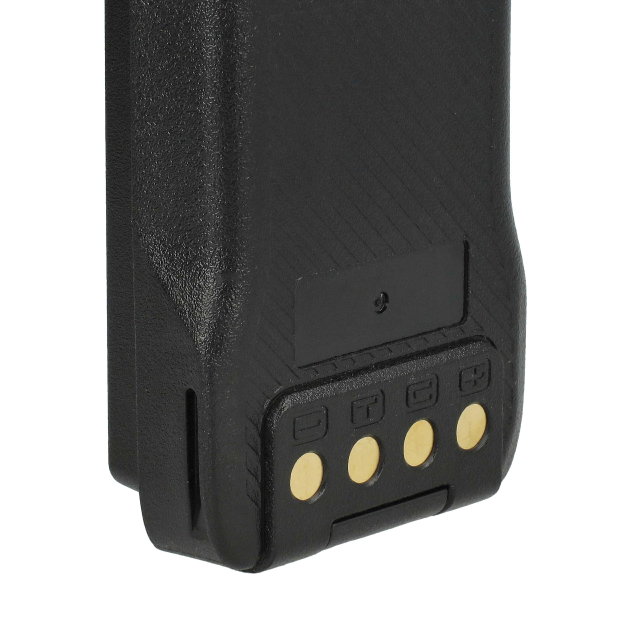 vhbw 2 x bateria kompatybilna z Hytera PD662, PD660 UL913, PD665, PD662G, PD666, PD680 CQST Radio, Walkie-Talkie (2500 mAh, 7,2 V, Li-Ion)