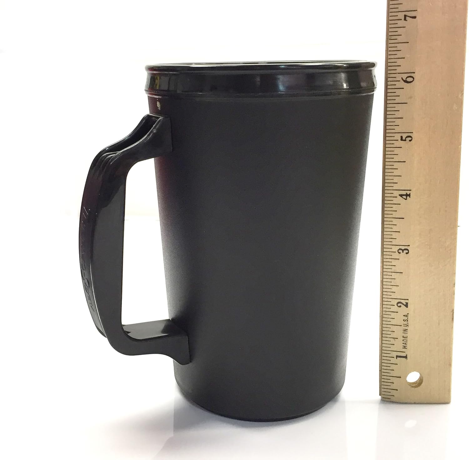 GAMA Electronics 20 oz ThermoServ Foam Insulated Coffee Mug Black/Green Two Pack