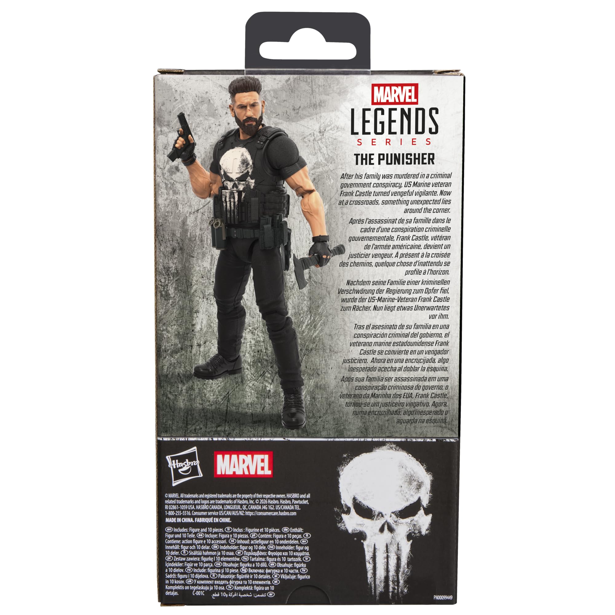 Marvel Legends Series Punisher, Figurine de Collection Punisher de 15 cm