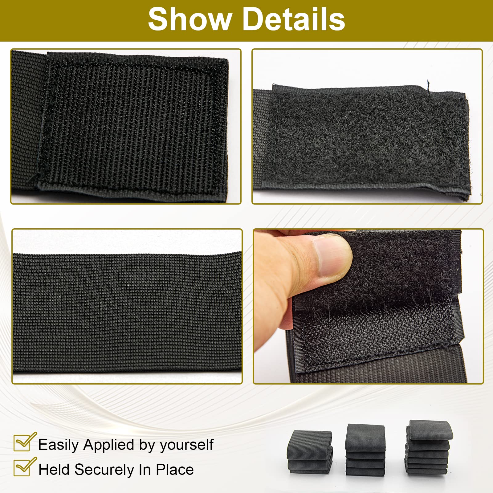 Elitzia Elastic Straps Bands for Beauty Device Bandage Bands Belt for Pads Body Straps Wraps for Slimming Fat Loss Beauty Machine High-Density Nylon Blend Spare Parts — Amazon image 7