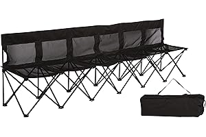 Portable Folding Bench Chairs for Sports and Outdoor Activities