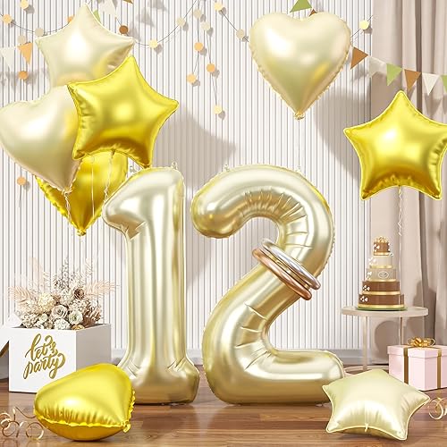 Miniatura 71 de Globos rosa pastel 25, juego de globos rosa bebé número 25, globo de papel de aluminio con estrella y corazón rosa con globo largo para mujeres y