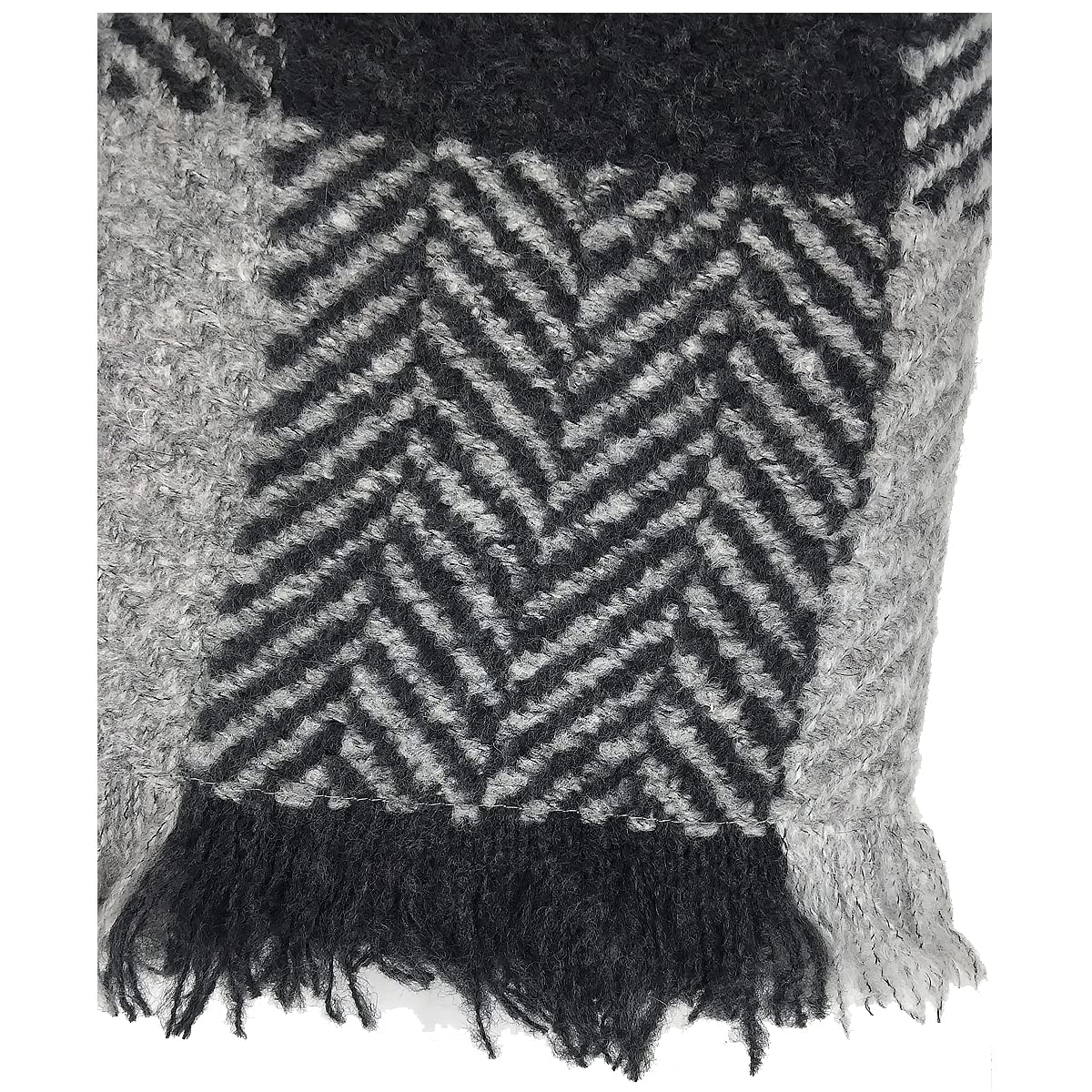 Irish Branigan Throw Blanket - Multi Grey
