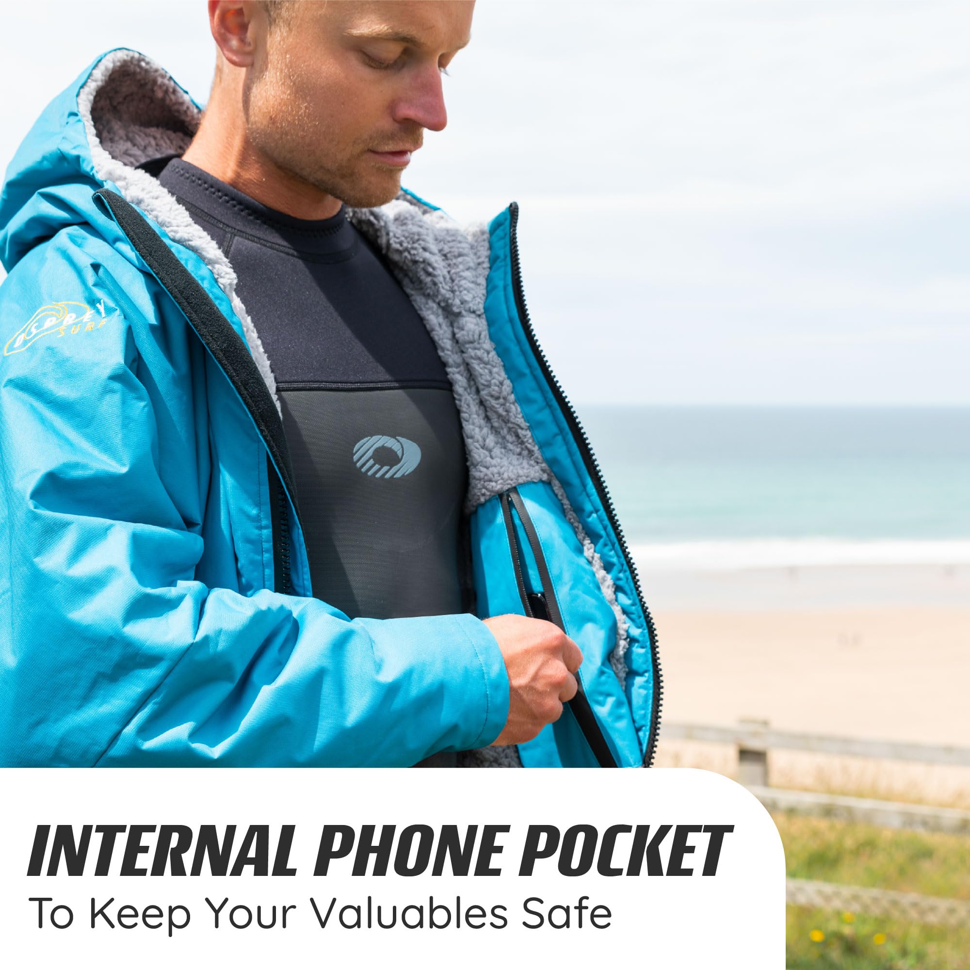 Osprey Peignoir à langer pour enfants et adultes - Imperméable - Pour la natation et la plage - Unisexe - Plusieurs couleurs