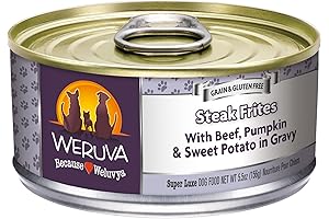 Weruva Steak Frites Grain-Free Canned Dog Food (24 Pack)