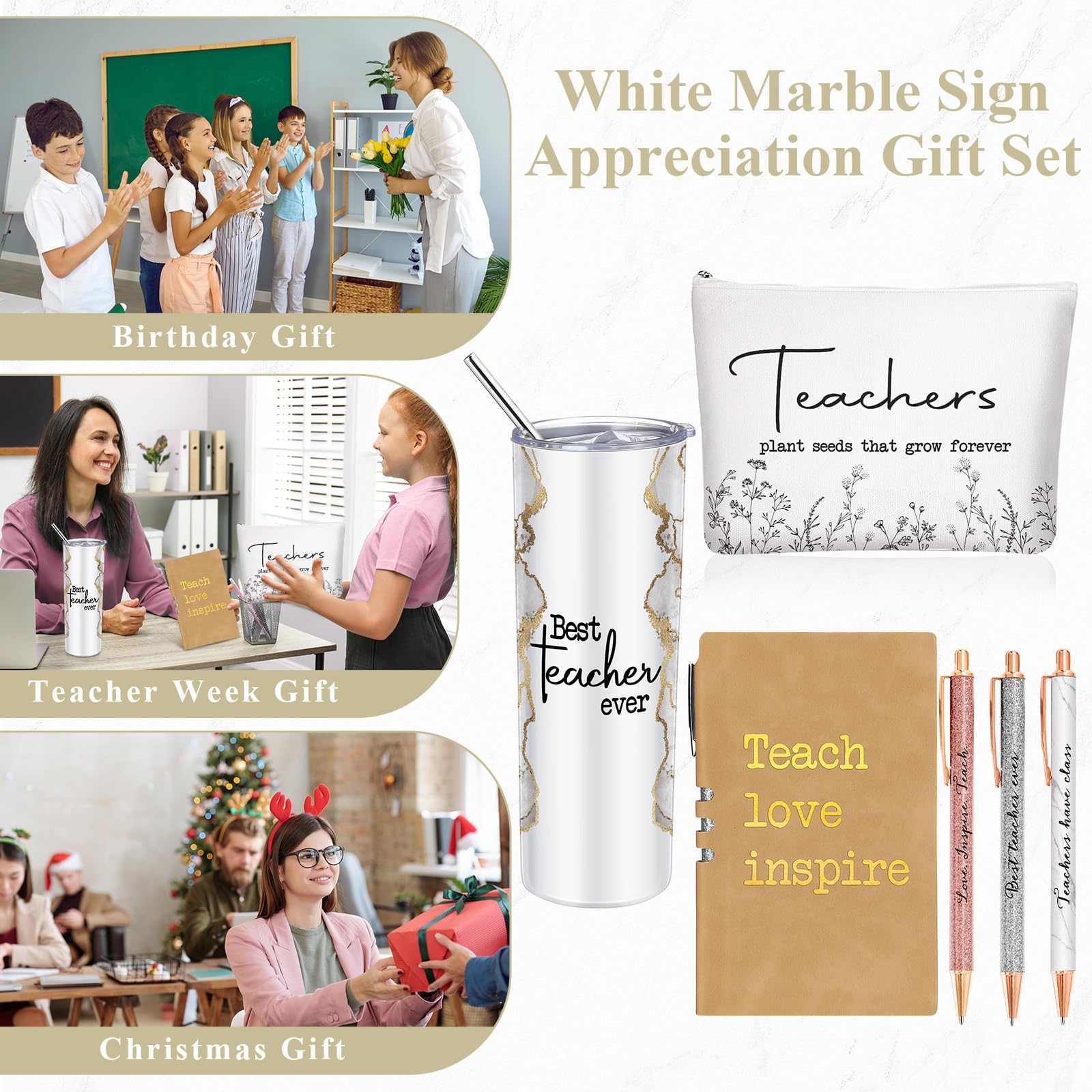 Snapklik.com : Domensi 6 Pcs Teacher Appreciation Gift Set For Women ...