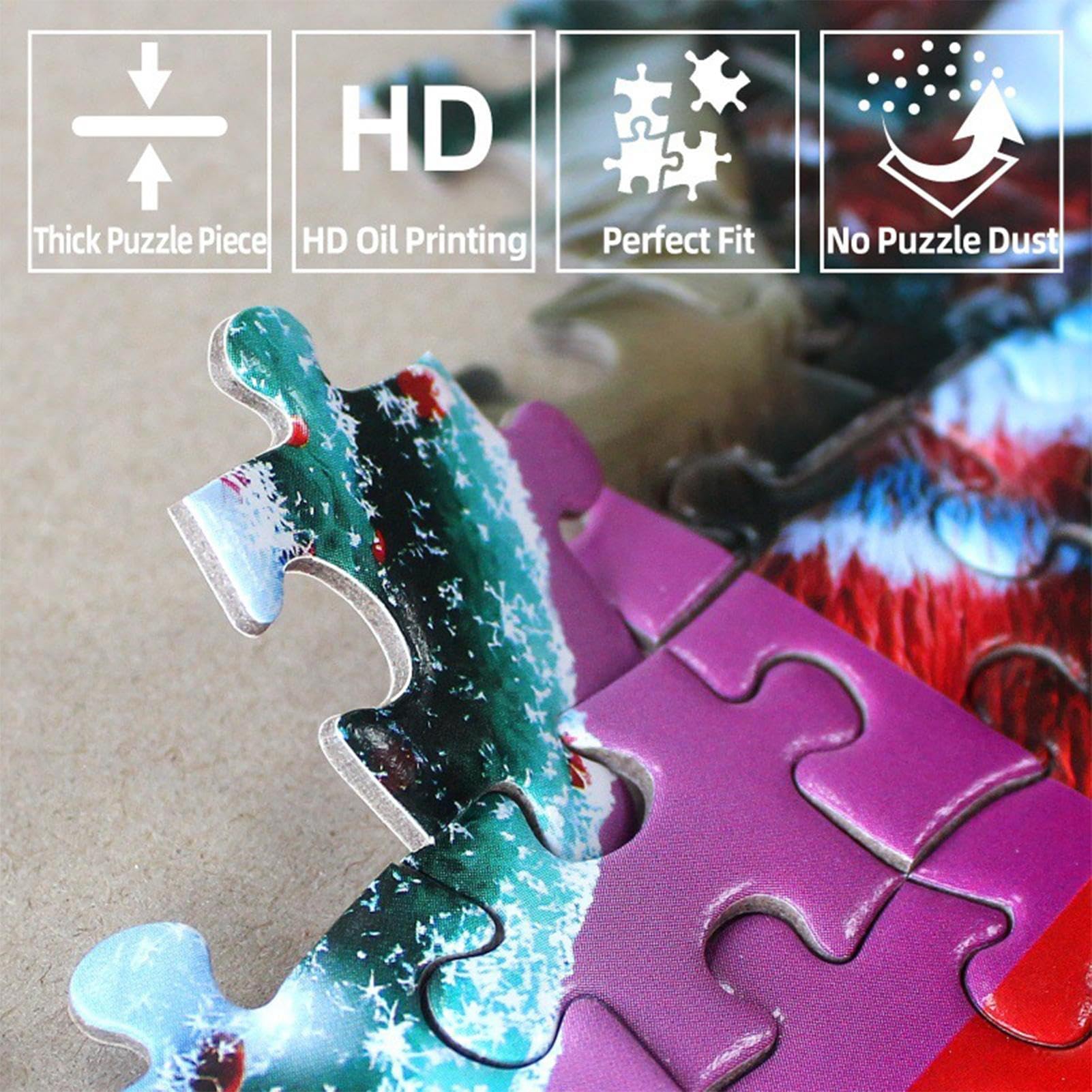 Puzzle Adulti da 1000 Pezzi Divertente Spettrale Colorato Impegnativo