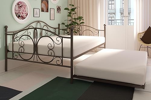 Miniatura 37 de DHP Bombay - Cama de metal Blanco,bronce