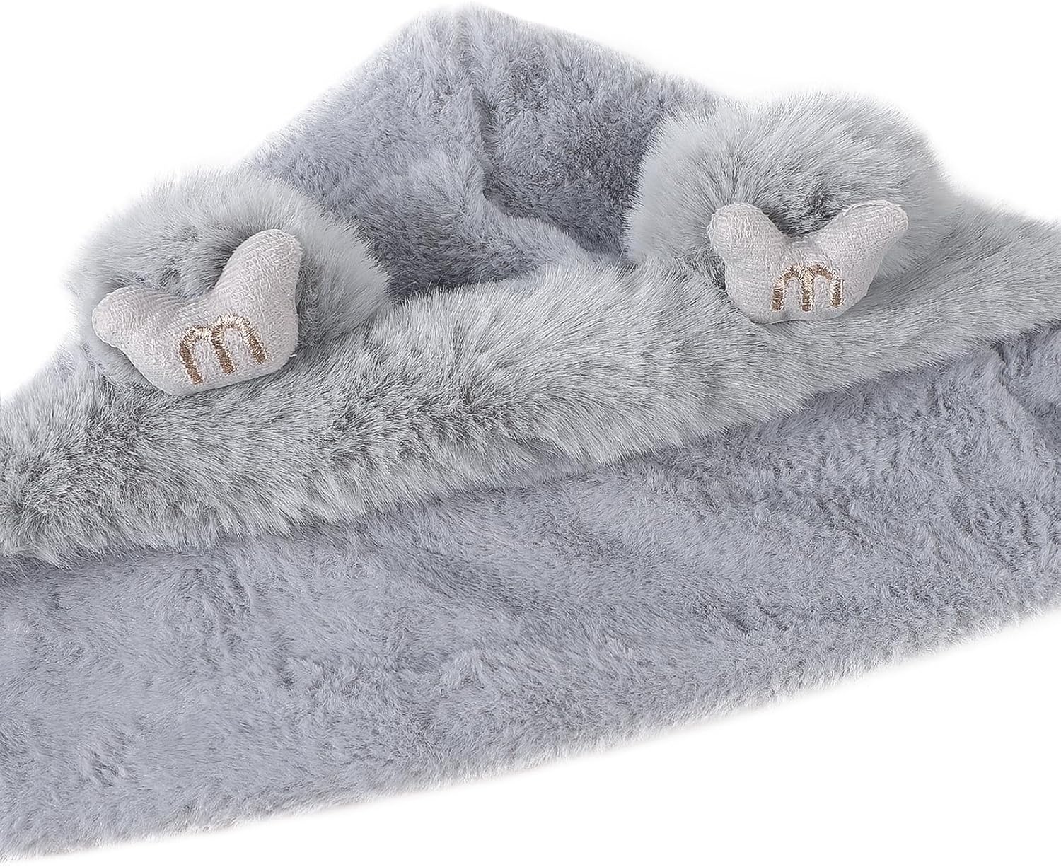 Kids Animal Hood Hat Scarf Gloves Set 3 in 1 Cute Bear Faux Fur Balaclava Plush Warm Beanie for 1-7Year - Image 6