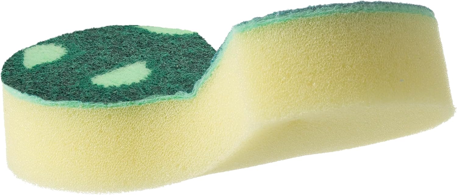 2 Easy Spon Scourers, Green and Yellow
