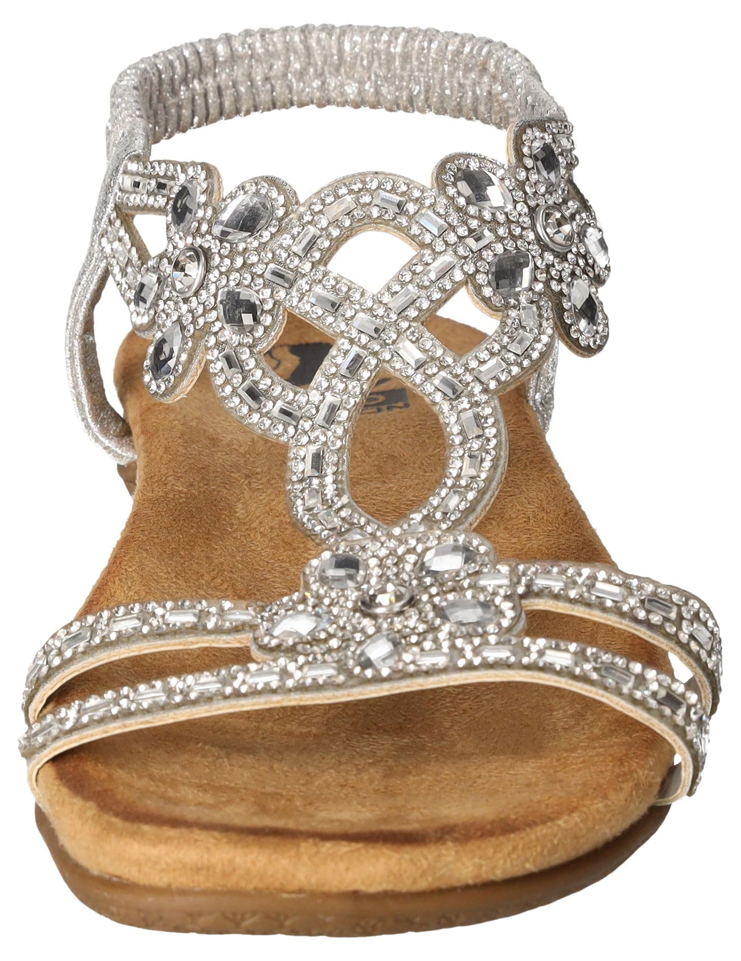 2Go Fashion Damen 8018-802 Flache Sandale