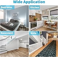 Vista 8 de Art3d Moldura de zócalo de pared flexible, 4 pulgadas x 20 pies, adhesiva y pelable, vinilo, negro