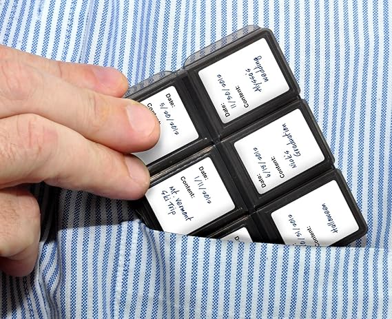 XIT XTMCASE 12 Piece SD/SDHC Memory Card Hard Plastic Case