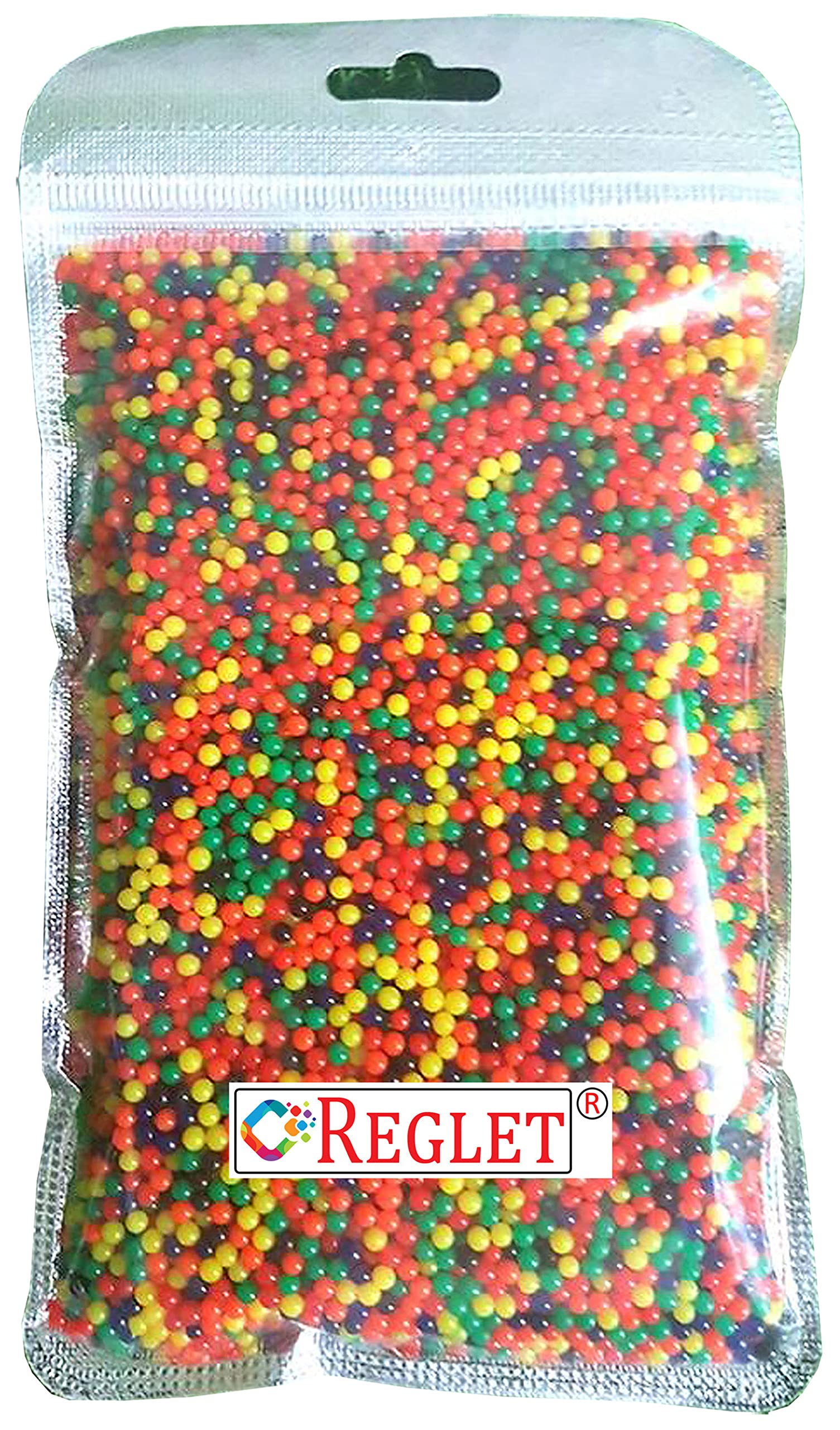 REGLET 100 Grams Super Absorbent Polymer Jelly Balls - Magic Water Crystal Jelly Balls - Multicolour Water Expanding Balls - Water Ball - Jelly Water Beads for Plants