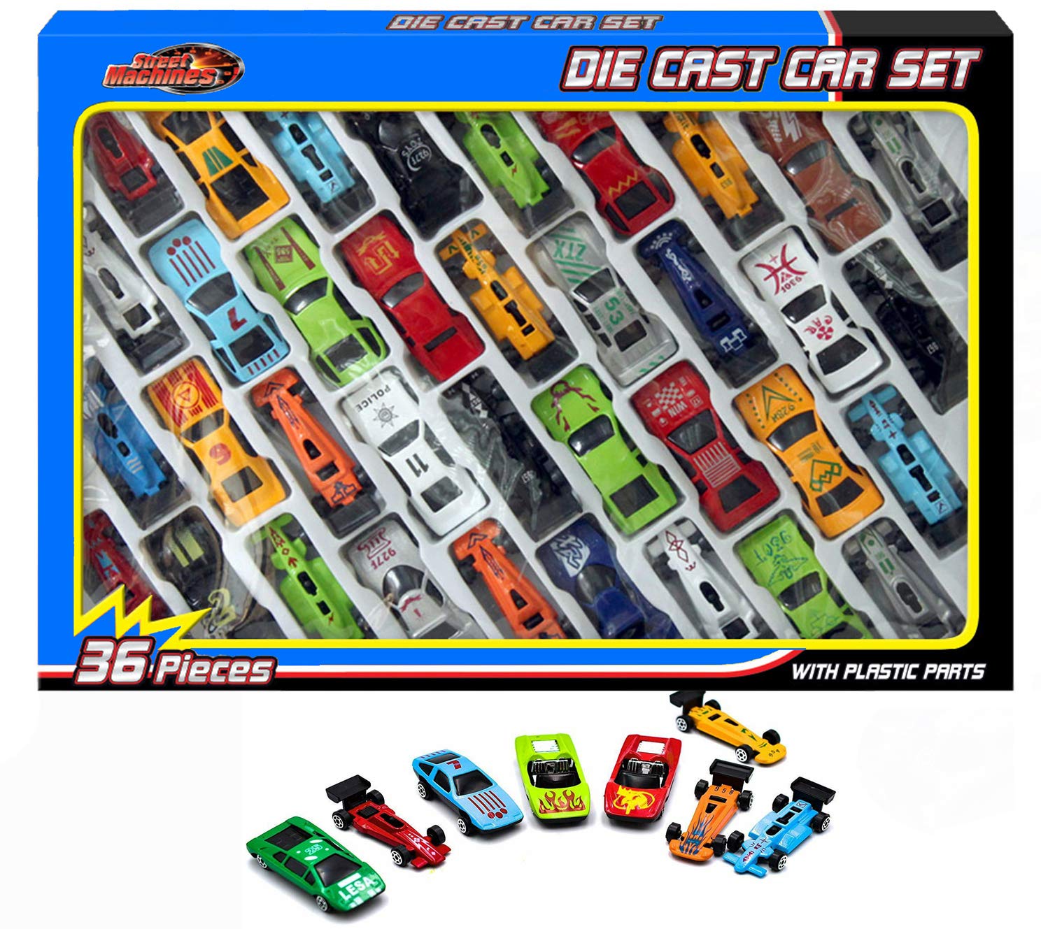 Buy D.A.Y. Republic 4 Pcs Die Cast Metal Free Wheel Toy Cars Set Mini