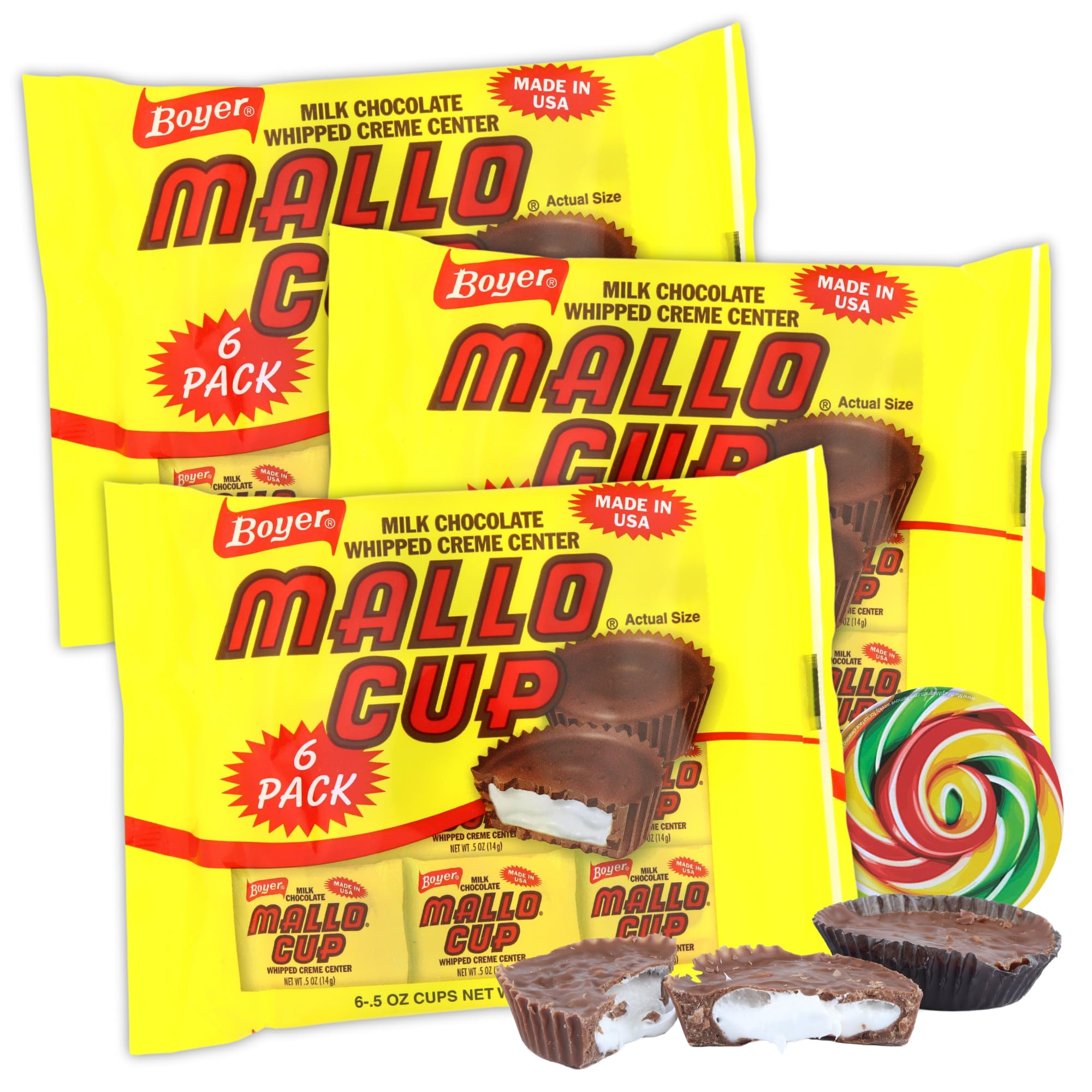 Sweetzo Bulk Boyer Mallo Cups, Milk Chocolate Candies
