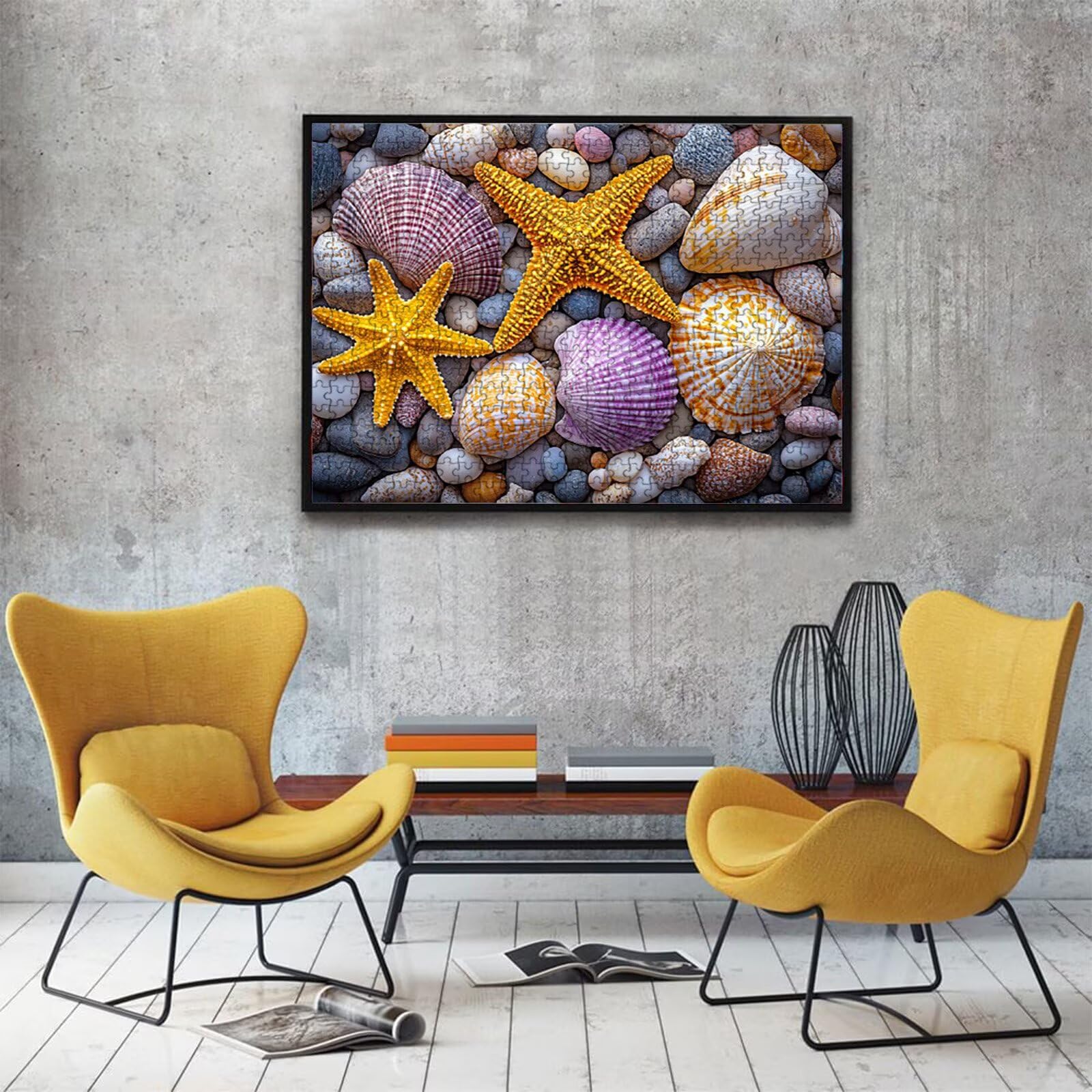 Puzzle 1000 elementów, kolorowe tulejki, 1000 elementów, klasyczne puzzle, trudna zagadka, drewniane puzzle do dekoracji bożonarodzeniowej, prezenty dla kobiet, dekoracja domu, 75 x 50 cm, W3H-511