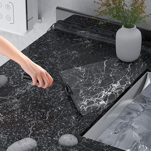 Miniatura 8 de Escobilla de ducha para puertas de cristal, escobilla de baño de acero inoxidable de 10 pulgadas, espejo para ventanas de automóvil con soporte de