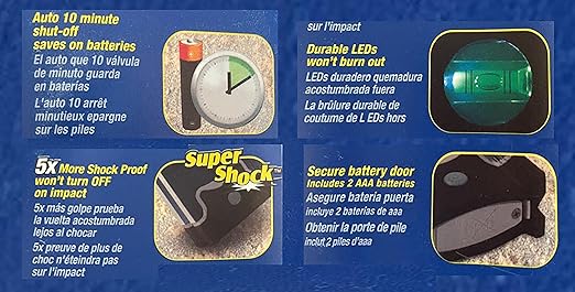 Nivel de Caja Magnético con Luces LED Swanson BLL48M 48" miniatura 5