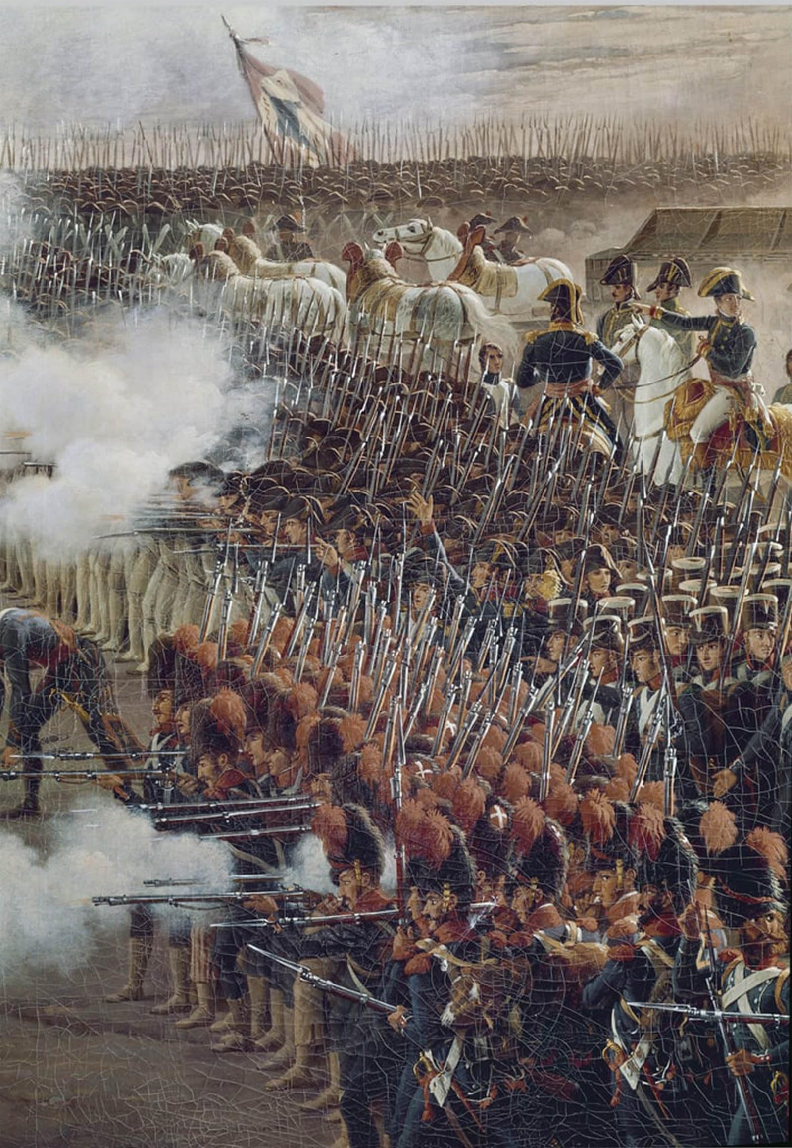 SERENDIPITP Vintage Wall Art Canvas Nordic Poster Canvas Print Picture the Battle of the Pyramids July by Louis Lejeune Wall Art Poster for Home Decor 60x90cm