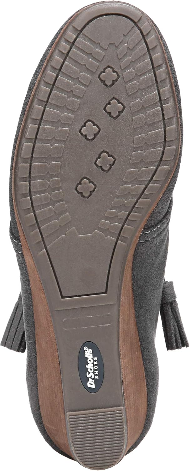 Dr. Scholl's Shoes Shoes Women's Dakota Boot 6 Dark Grey Microfiber Suede
