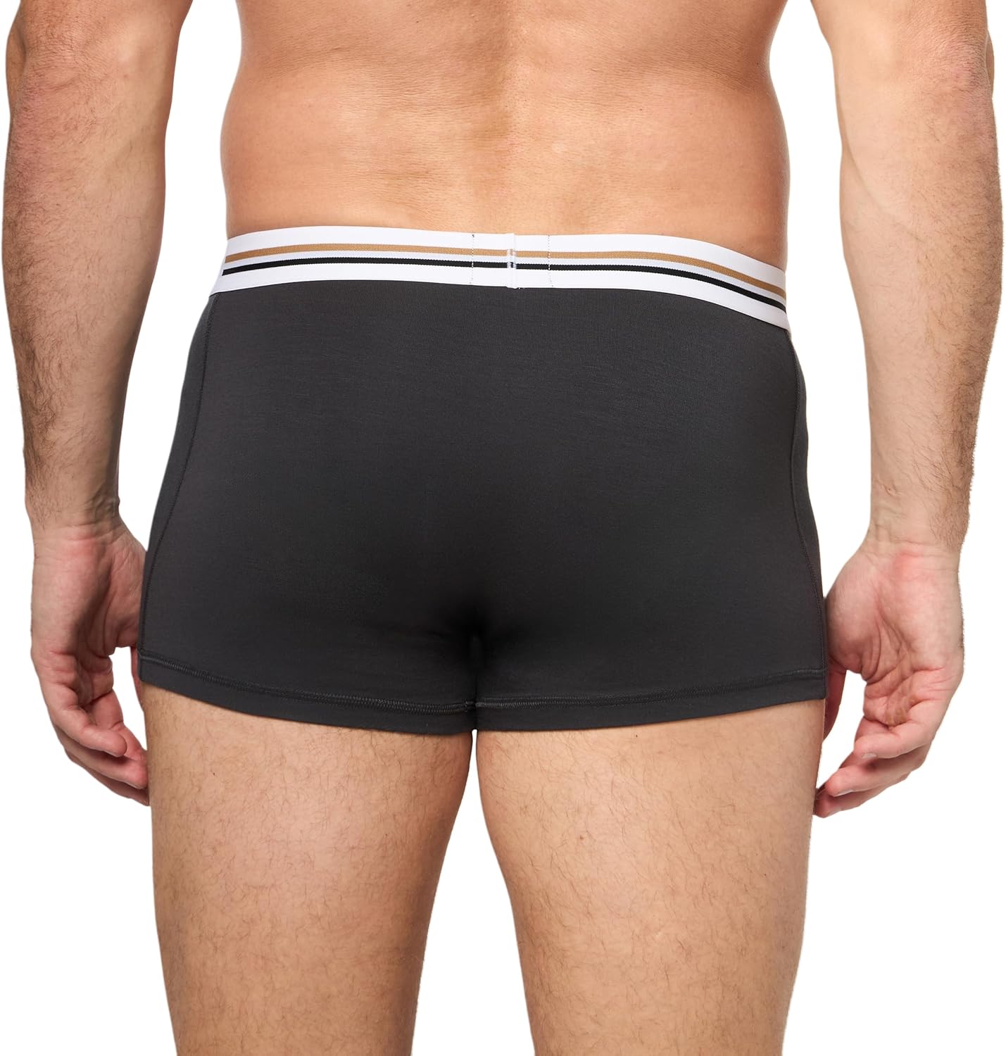 BOSS mens 3-pack Iconic Stripe Waistband Trunks - Image 3