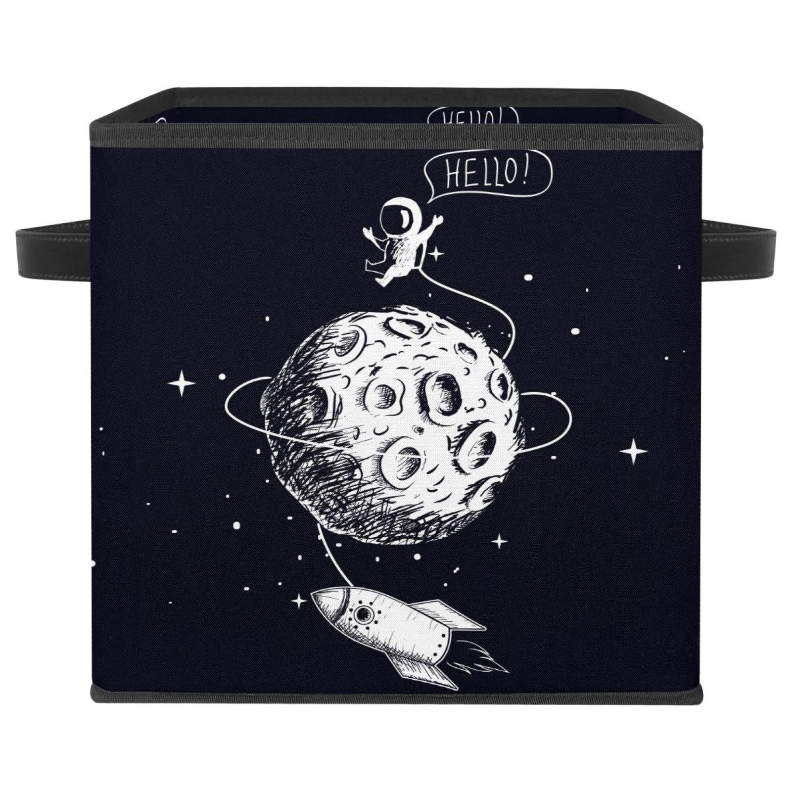 Boîte de rangement pliable cube avec poignées pour résoudre le désordre du placard