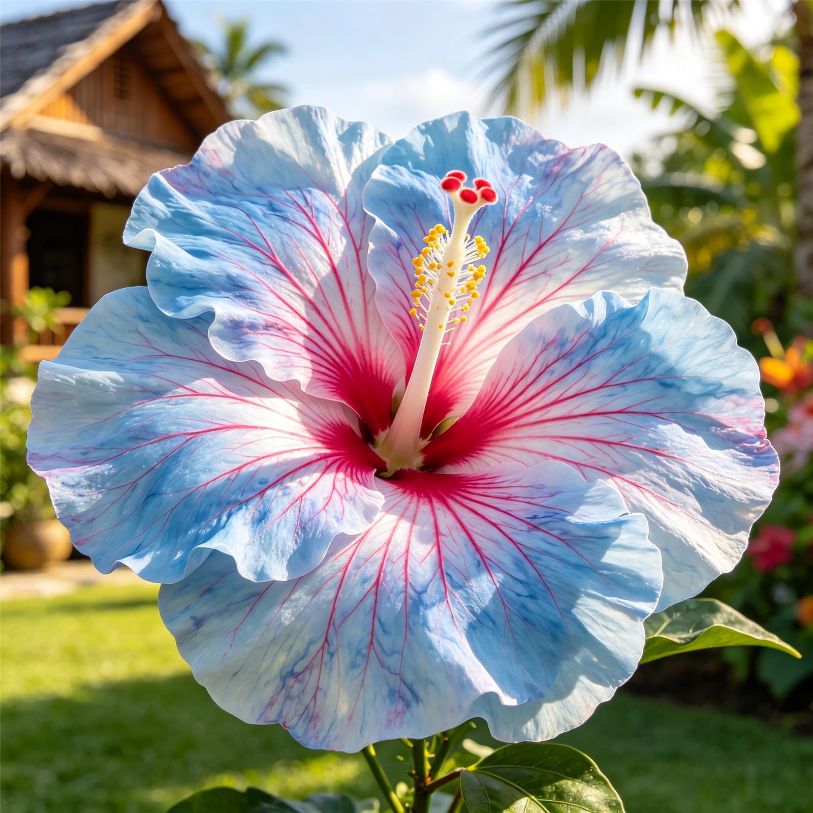 Perennial Hibiscus Bulbs for Planting UK-Rare-Grow Well-Mix Color-Excellent Display-Suitable for Indoor & Outdoor-2Bulbs-F