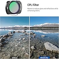 Vista 3 de NEEWER ND & CPL Kit de Filtros para Pocket 3 (Paquete de 3), ND4 ND8 CPL Juego de Filtros Polarizadores de Densidad Neutra Magnéticos con Vidrio