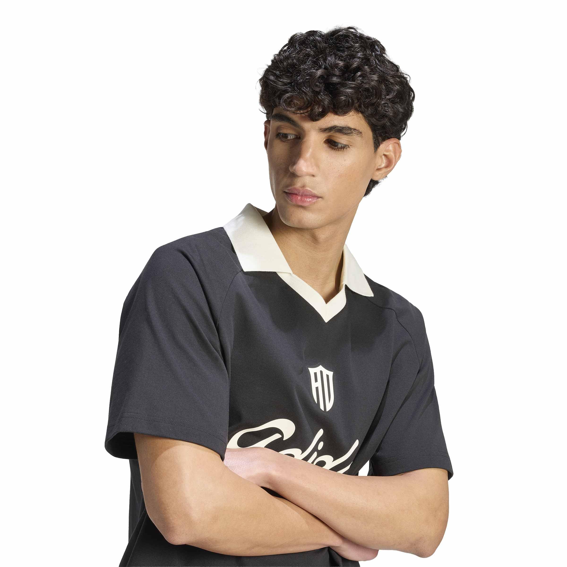 adidas Men's LUX TIRO Script Grafik Poloshirt