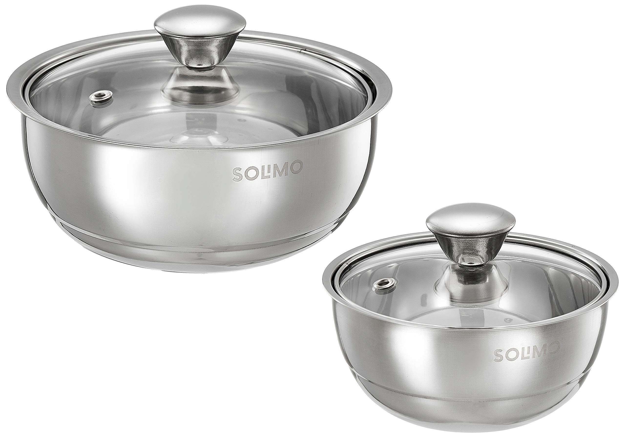 Amazon Brand - Solimo STAINLESS STEEL DOUBLE WALLED INSULATED CURRY SERVER, SET OF 2 (500 ML & 900 ML) (B07PB6BWCD) Amazon Price History, Amazon Price Tracker