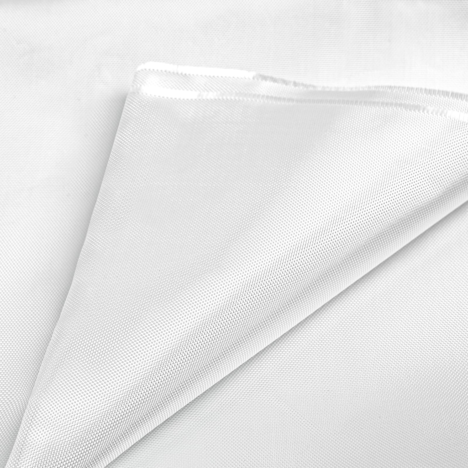 Fiberglass Cloth, 50 Inch x 6 Feet, 6 Oz E-Glass Plain Weave Glass Fiber forBoat Plane Auto Surfboard Tub Pool Repair (White, 2 Yard)