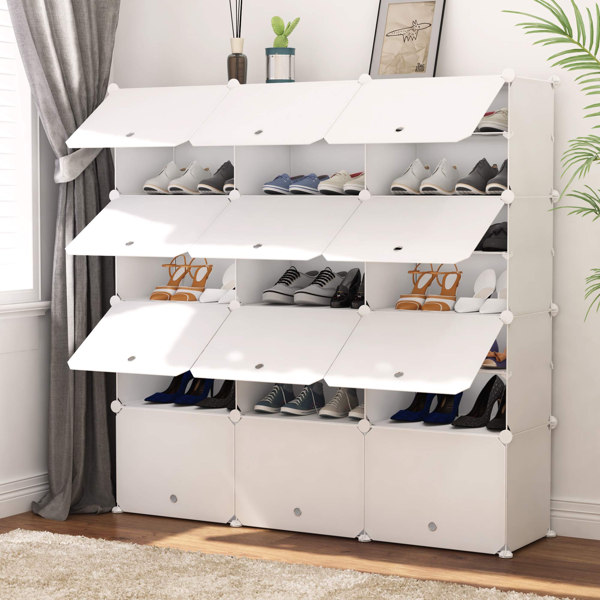 Buy JOI Portable Shoe Storage Organzier Tower, Modular Shelving