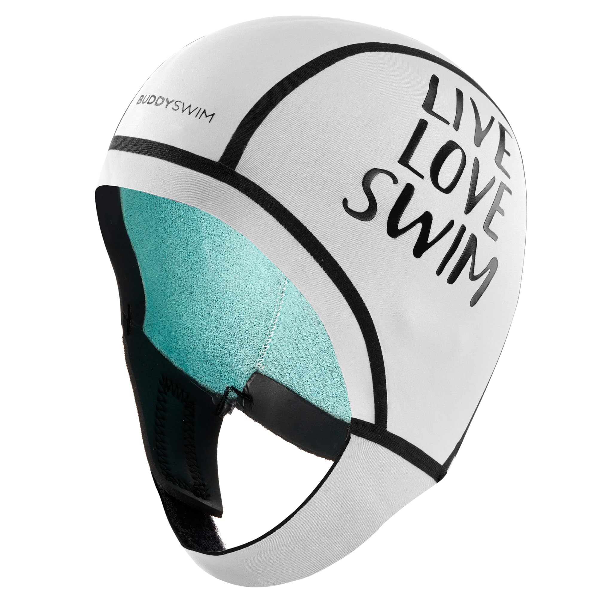 Cuffia Nuoto in Neoprene da 2,5 mm per Il Nuoto in acque libere. Cuffia Piscina Uomo e Donna in Neoprene Isolante dal Freddo con Chiusura Facile, per Snorkeling, Surf e lavori Acquatici.