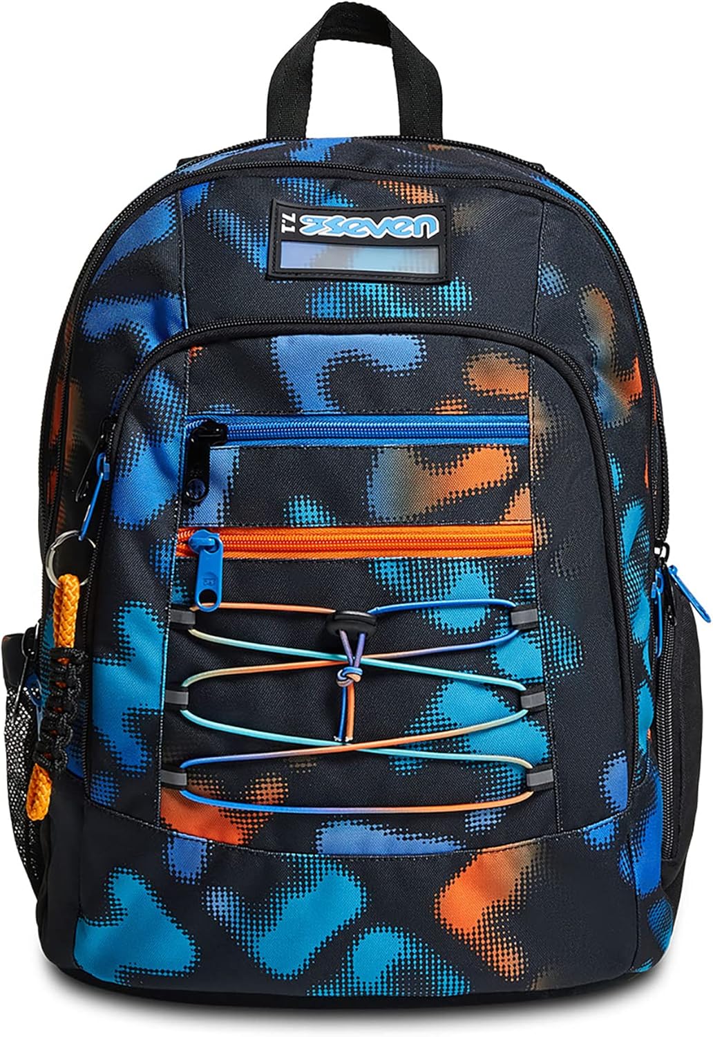 Zaino Scuola Seven Advanced - Melt Boy Ragazzo - Nero, Blu - Doppio scomparto con Speaker wireless - Tasca porta borraccia Zaino Scuola Seven Advanced - Melt Boy Ragazzo - Nero, Blu - Doppio scomparto con Speaker wireless - Tasca porta borraccia