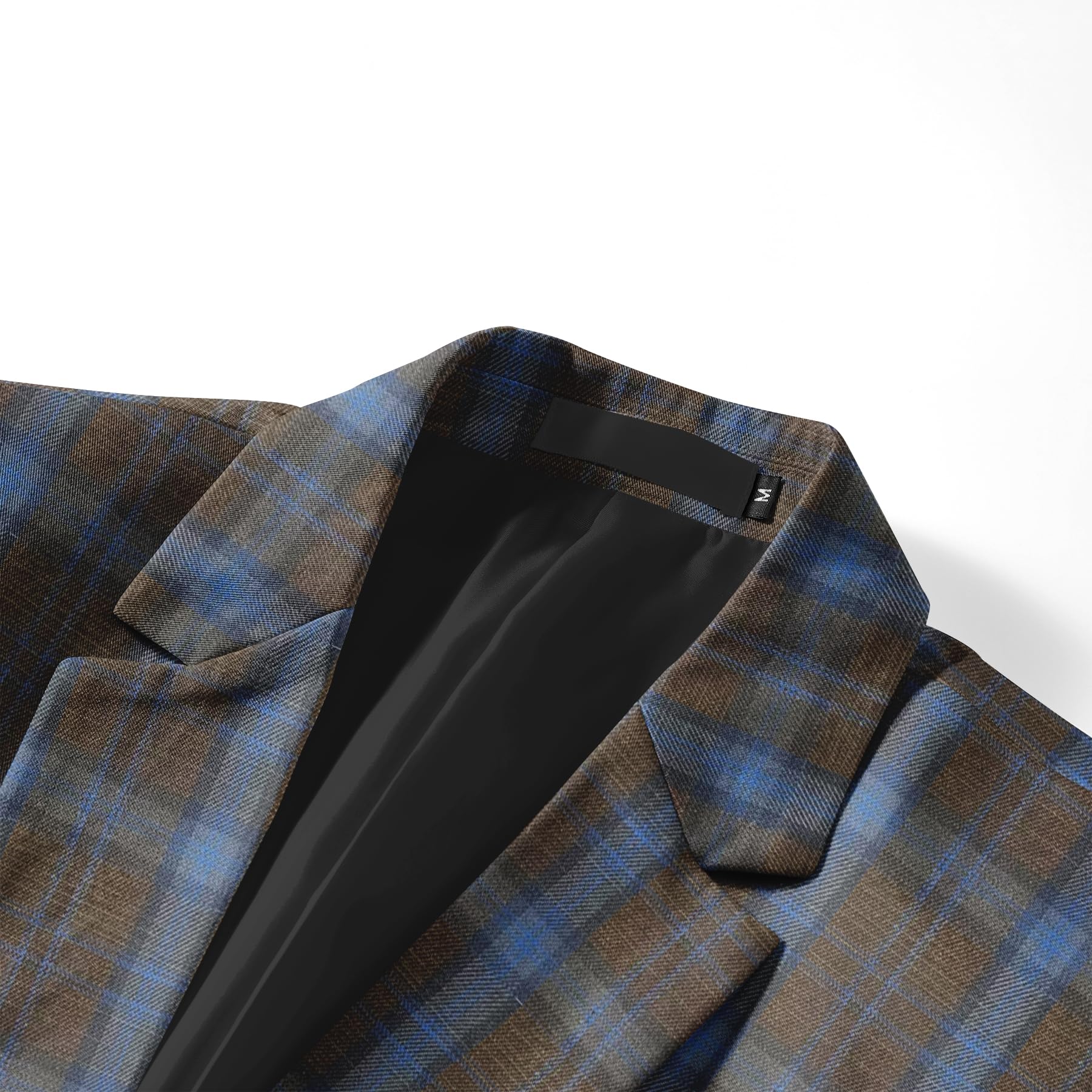 Allthemen Blazer da Uomo con Un Bottone Casual Giacca Slim Fit da Lavoro Business Suit Jacket Eleganti Formale