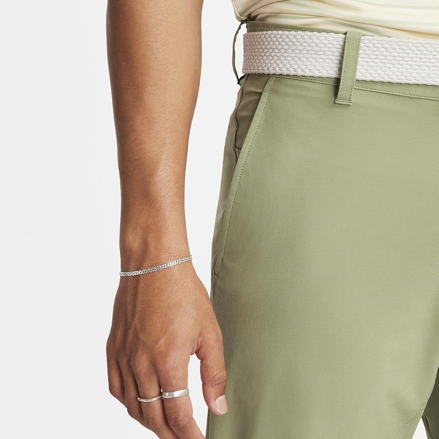 Nike Tour Repel Men's Golf Jogger Pants (Oil Green/Black, FD5717-386) Size 34 - Image 4