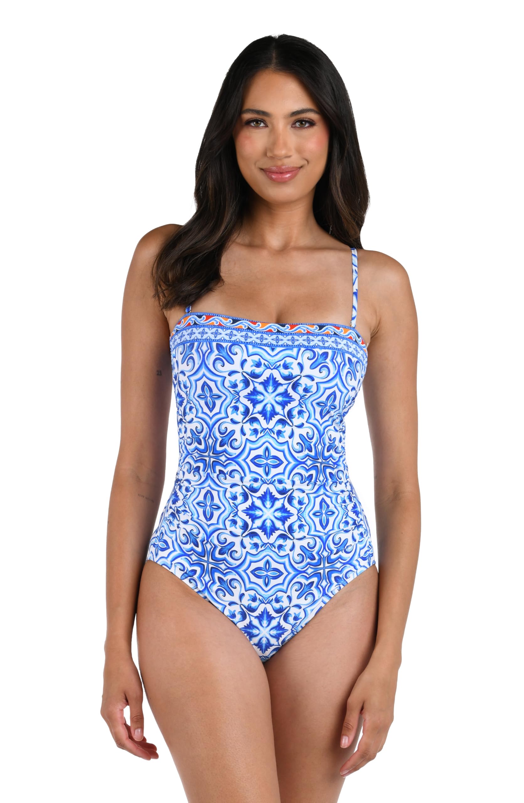 La Blanca Costume Intero con Scollo Alto Donna
