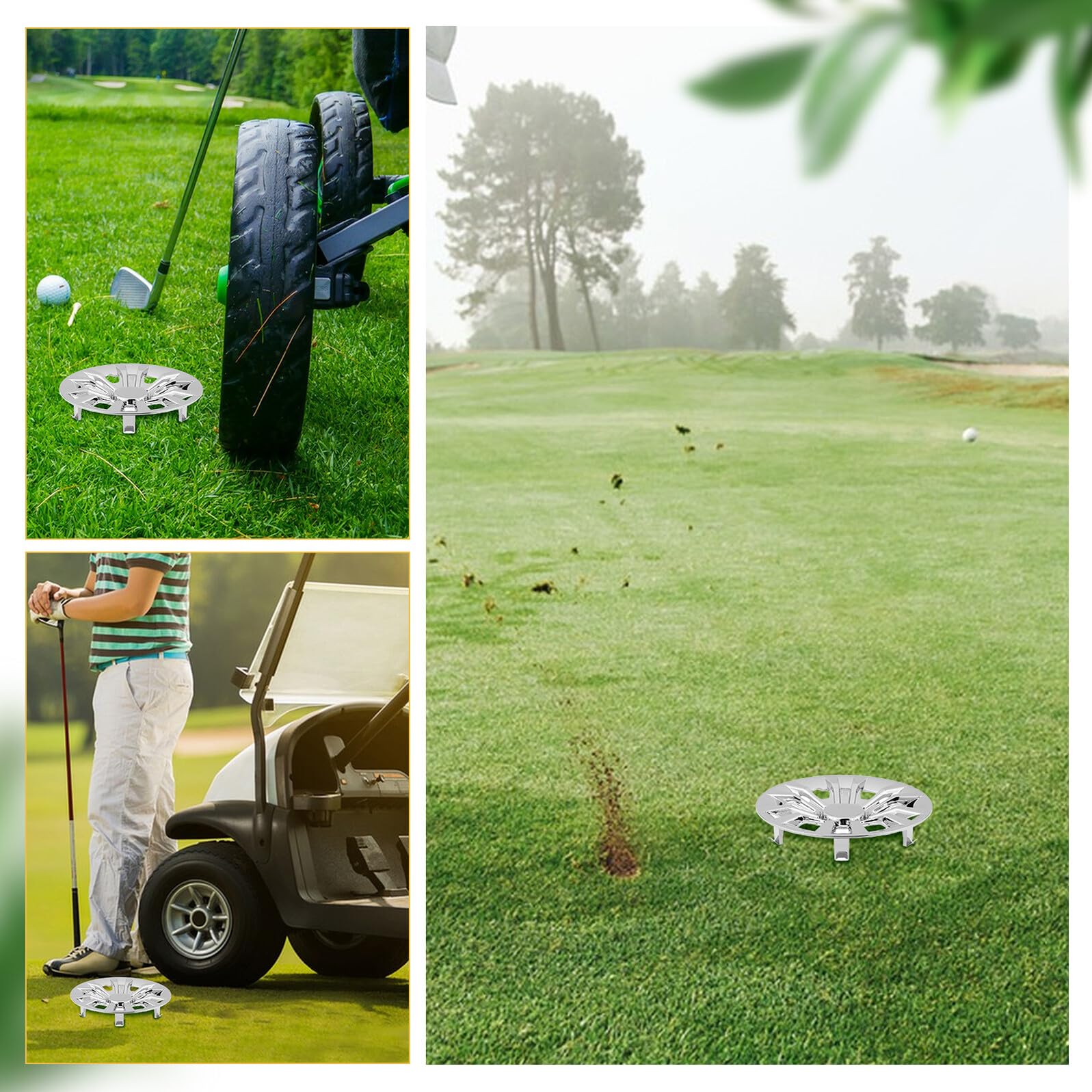 2 Szt Osłony Koła Samochodowego Osłona Koła Wózka Golfowego Kołpak Środkowy Wózka Golfowego Kołpaki Do Wózków Golfowych Kołpaki Do Kół Samochodowych Zamienne Ozdobne