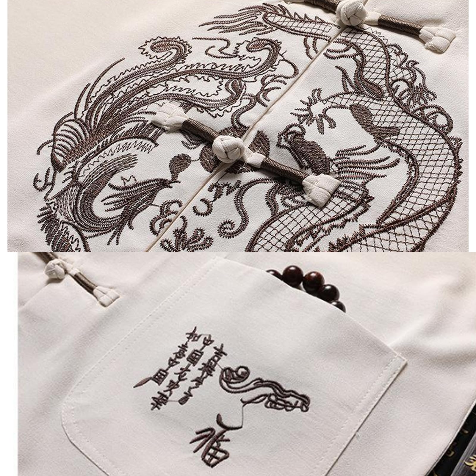 Camisa De Tai Chi De Verano Camisas De Uniformes De Traje De Chino Tradicional para Hombres Kung Fu Marcial Artizs Disfraces De Poliéster Han Fu Tops Ropa(Size:180,Color:A)