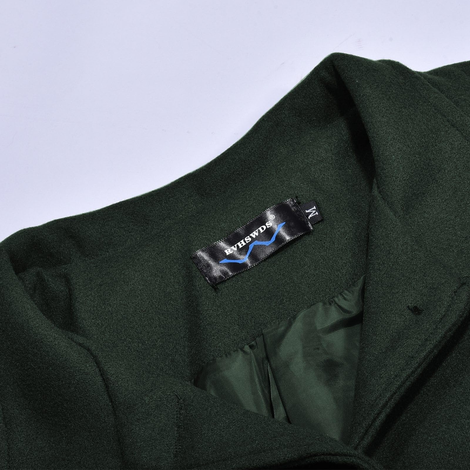 Generisch Tragejacke Dicker Wolle, mittellanger Qualitätsmantel für Winter Damen Pullover Perlen