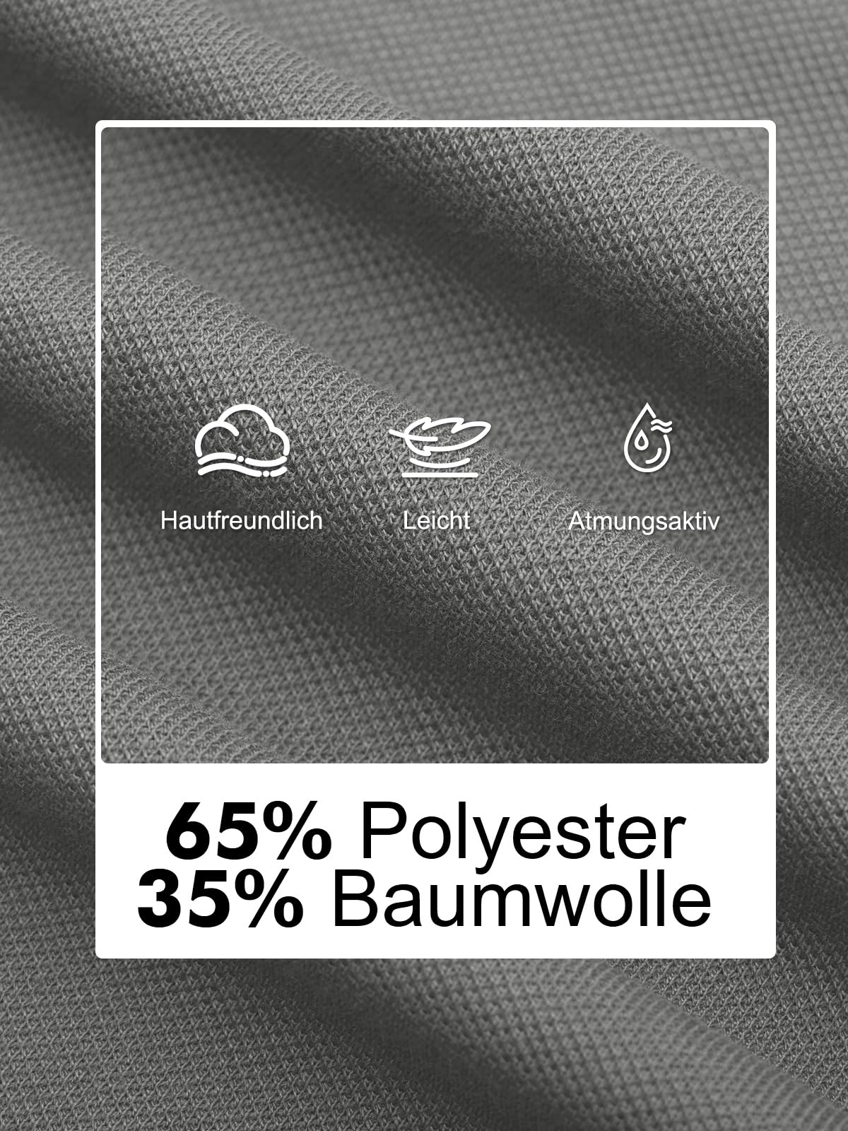 Runcati Herren Poloshirt Sommer Kurzarm Golf Shirt Männer Regular Fit Kontrast T-Shirt Basic Casual Knopfleiste Freizeit Polohemd