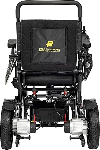 Miniatura 13 de Auto plegable ligero sillas de ruedas eléctricas para adultos Silla de ruedas eléctrica plegable (dorado)