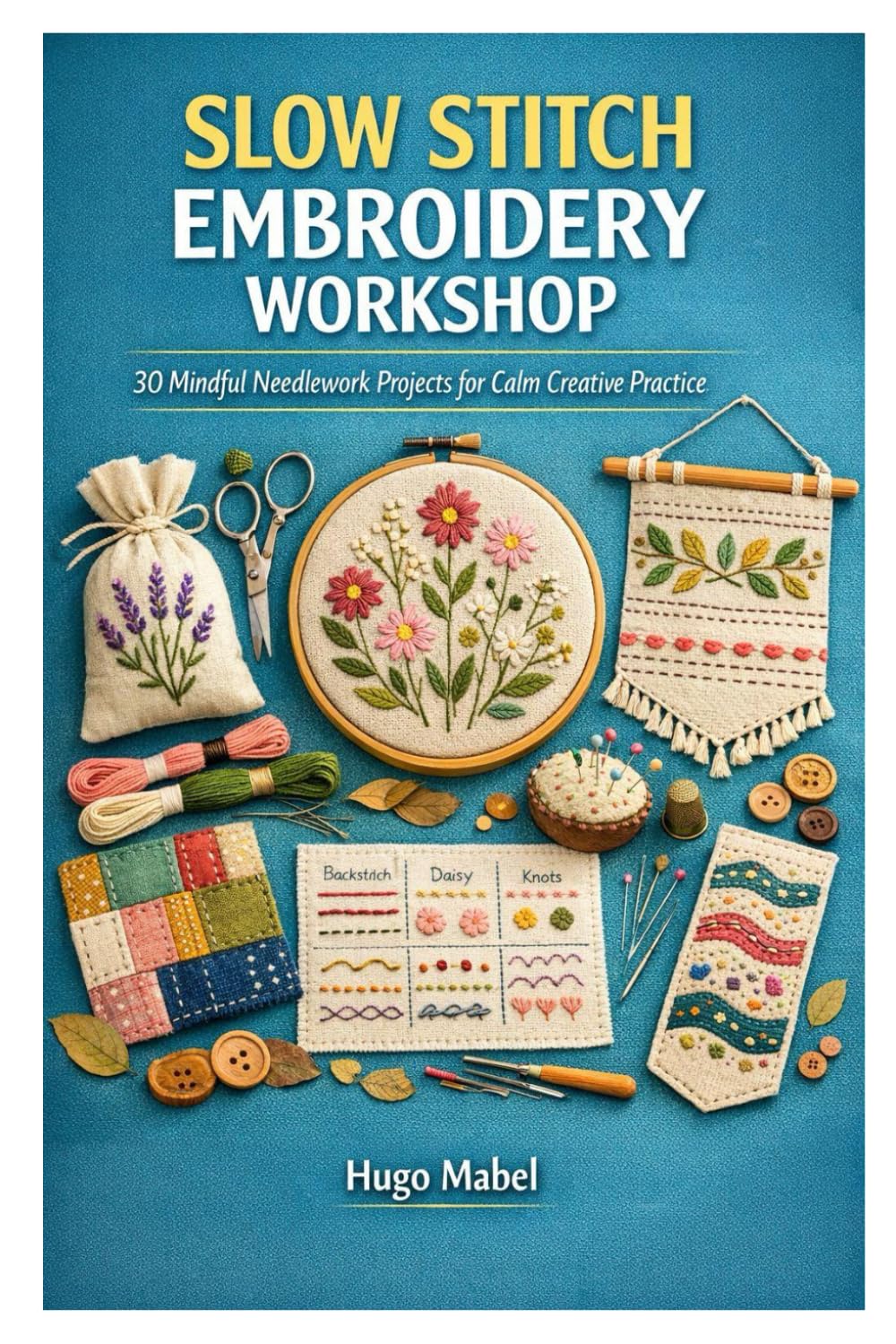 SLOW STITCH EMBROIDERY WORKSHOP: 30 Mindful Needlework Projects for Calm Creative Practice