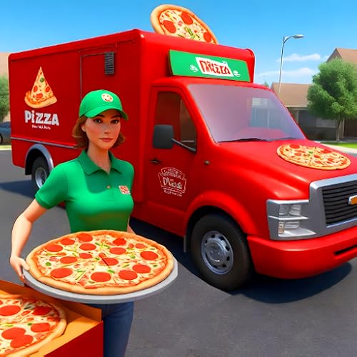 Pizza Delivery Van Driver Game: Food Truck Driving Simulator - BIke Rider Pizza Games