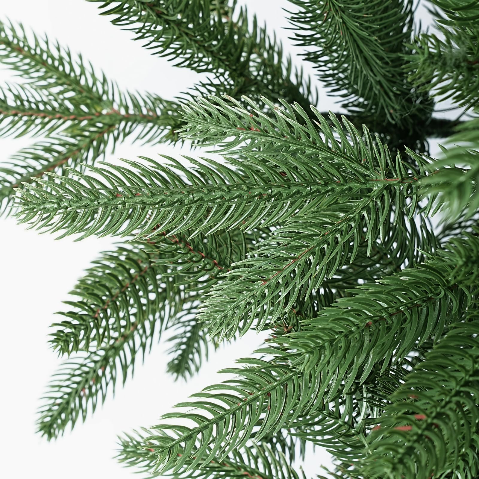 SALCAR Sapin de Noël Artificiel de qualité supérieure - 180 cm - en 100% polyéthylène - Vert Naturel - Couleur et Forme Stables - sans Odeur - Pas de Perte d'aiguilles