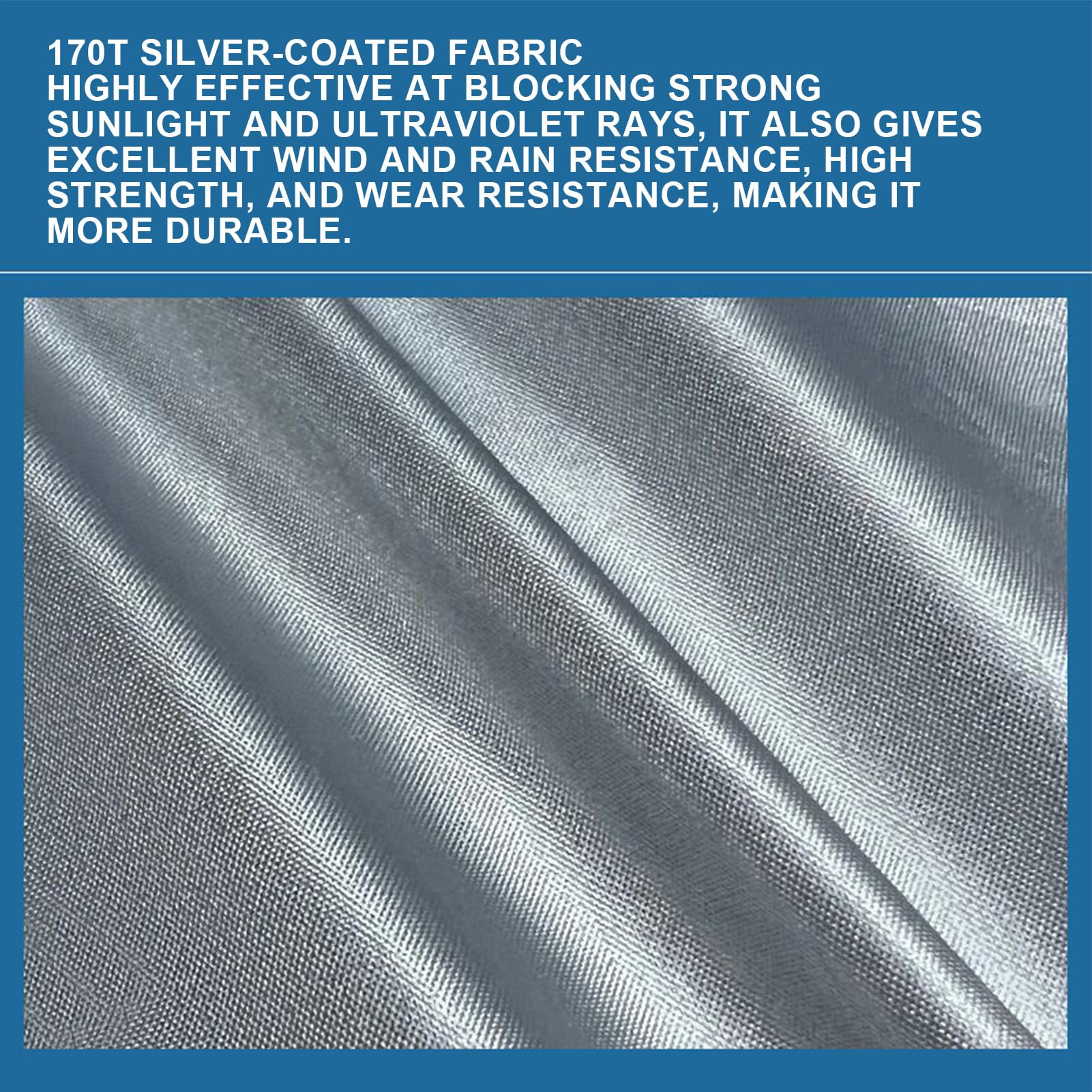 Pare-soleil de plage imperméable - Auvent de protection solaire avec clous - 220 x 120 x 120 cm - Abri de pêche pour voyage, sable, jardin, randonnée, pique-nique, lac, festival, arrière-cour